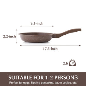SENSARTE eco-friendly recycled aluminum reduces environmental impact in cooking.