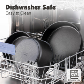 SENSARTE glass lids included for monitoring simmering sauces safely