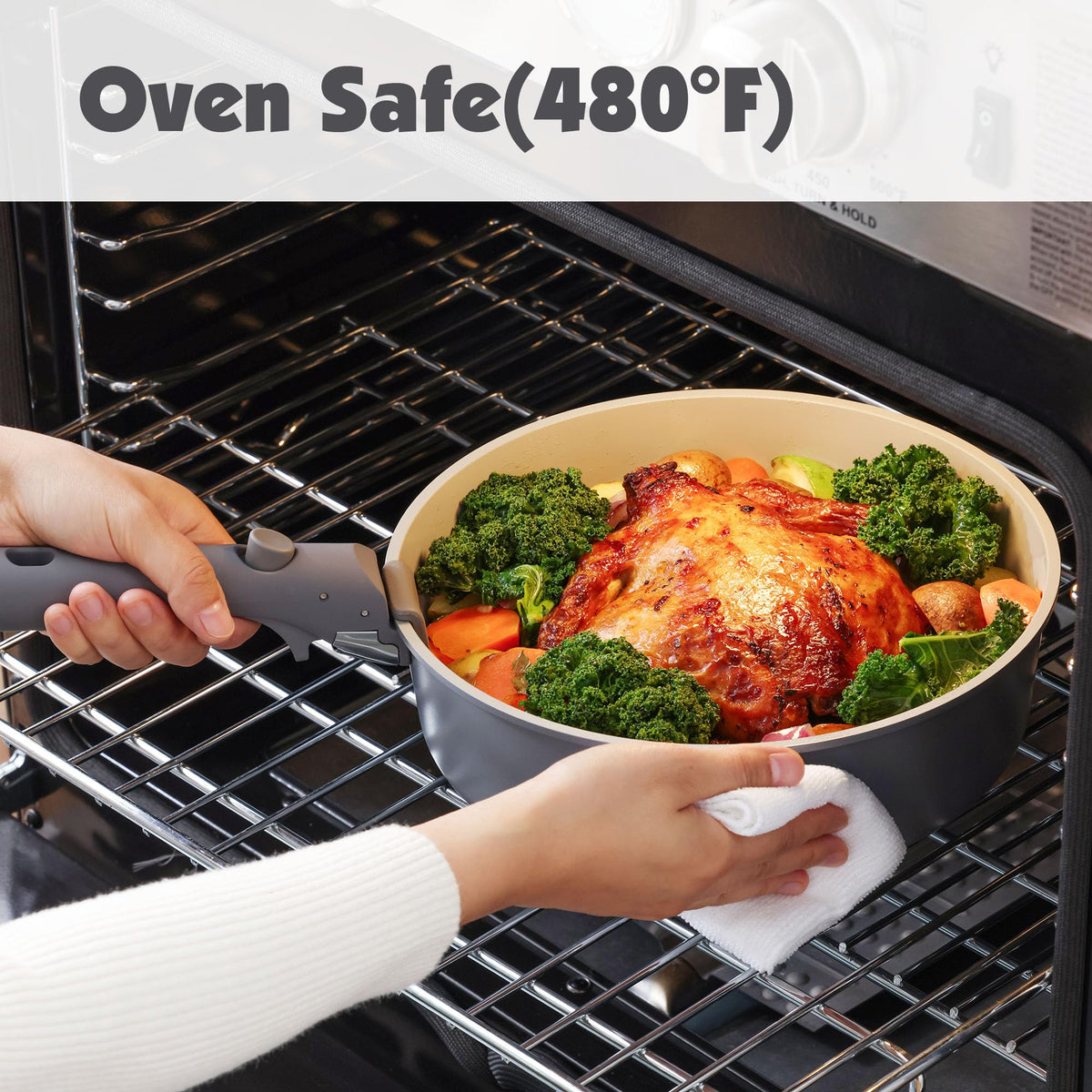 SENSARTE glass lids provide visibility and protected storage