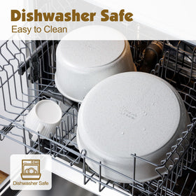 SENSARTE glass lids offer visibility and a tight seal for cooking.