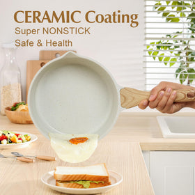SENSARTE induction-compatible saucepot heats evenly on all stoves.