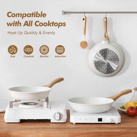 SENSARTE induction-compatible base works on all stove types.