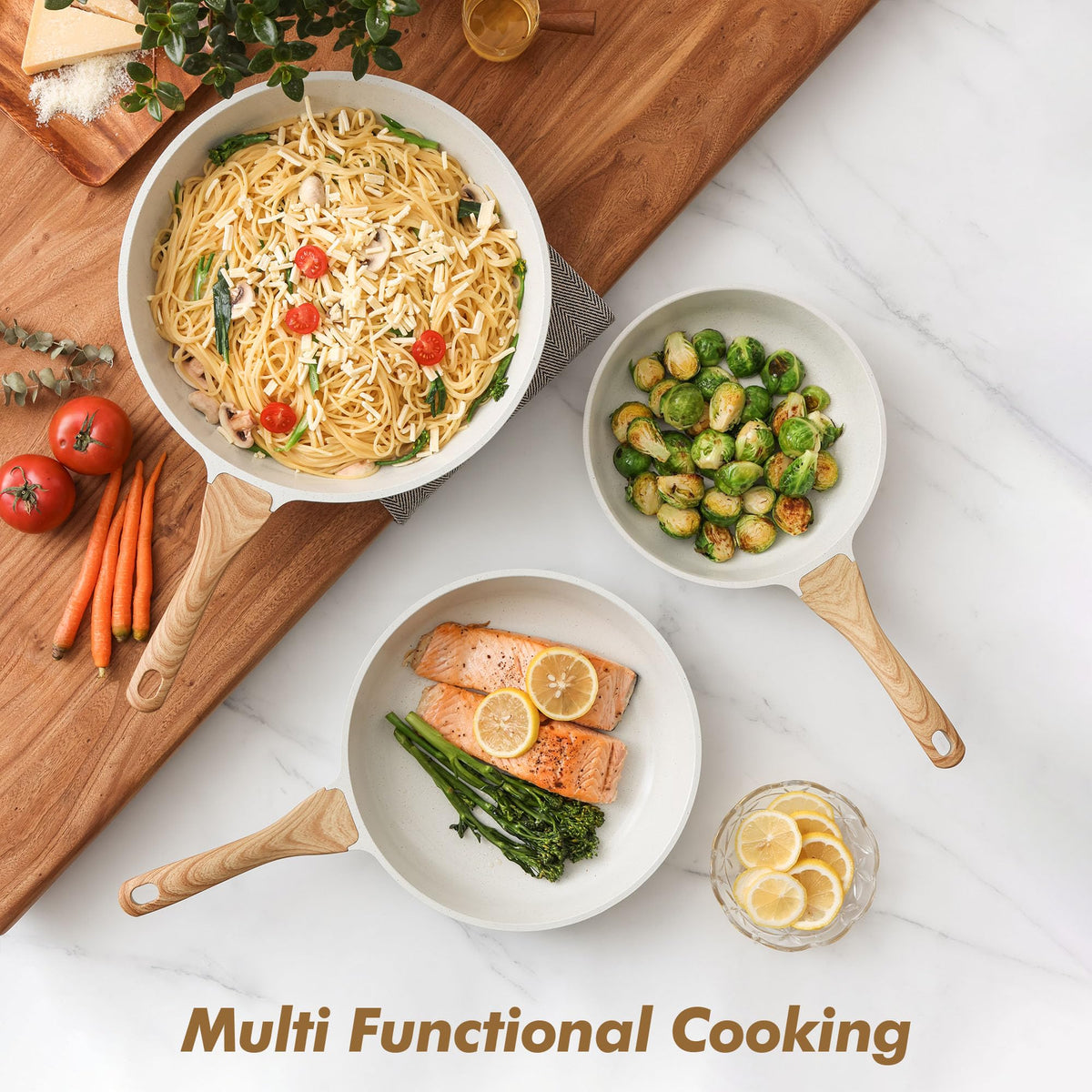 SENSARTE induction-compatible base demonstrating compatibility with all cooktops