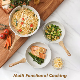 SENSARTE induction-compatible base demonstrating compatibility with all cooktops