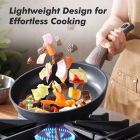 SENSARTE induction-compatible base heats quickly and evenly on all stovetops.