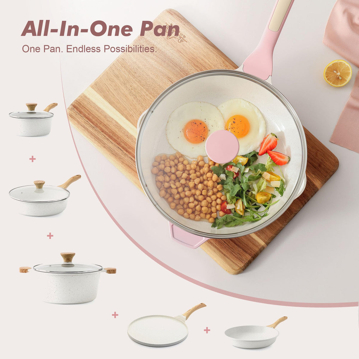 SENSARTE induction-compatible pan delivers even heat on every stovetop