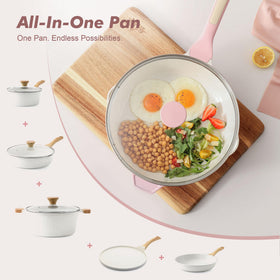 SENSARTE induction-compatible pan delivers even heat on every stovetop