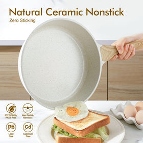 SENSARTE induction-compatible base ensures even heating on all stoves.