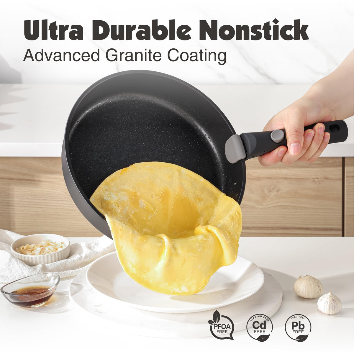 SENSARTE induction-ready base delivers even heat on any stove