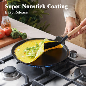 SENSARTE induction-ready cookware shown on a stovetop for versatile heating.