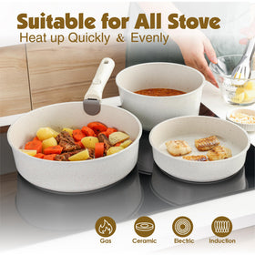 SENSARTE lids and fridge storage aids for organized leftovers.