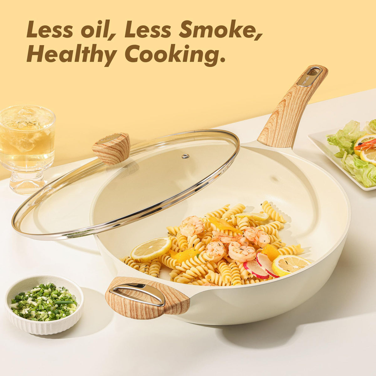 SENSARTE multifunction pan suited for sautéing, boiling, and braising.
