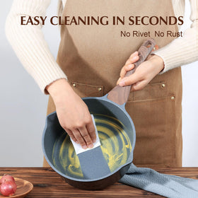 SENSARTE rivet-free interior for easy cleaning after cooking