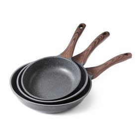 SENSARTE 8-inch nonstick frying pan with Swiss granite coating for easy egg release