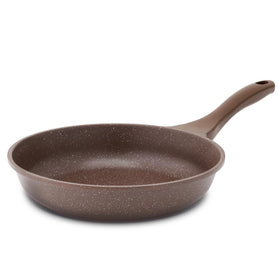 SENSARTE 8in nonstick frying pan top view showing smooth egg release with minimal oil