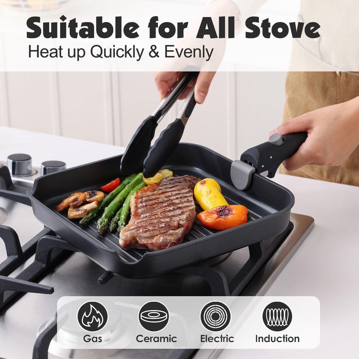 SENSARTE oven-safe pans and pots expand recipe options.