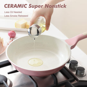 SENSARTE PFAS-free ceramic coating supports safe everyday cooking.