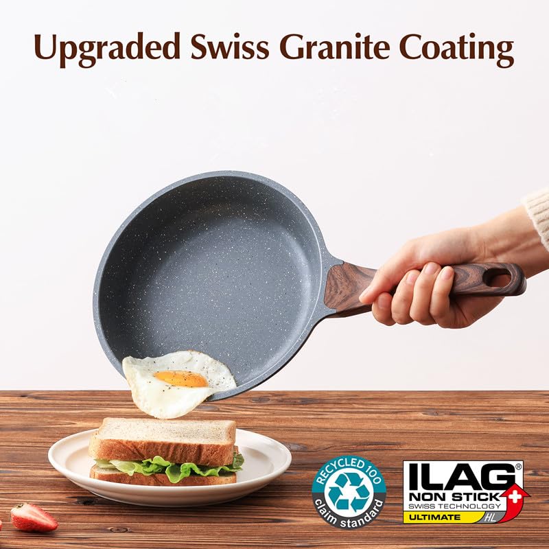 SENSARTE stainless steel base supports induction and even heating across surfaces.