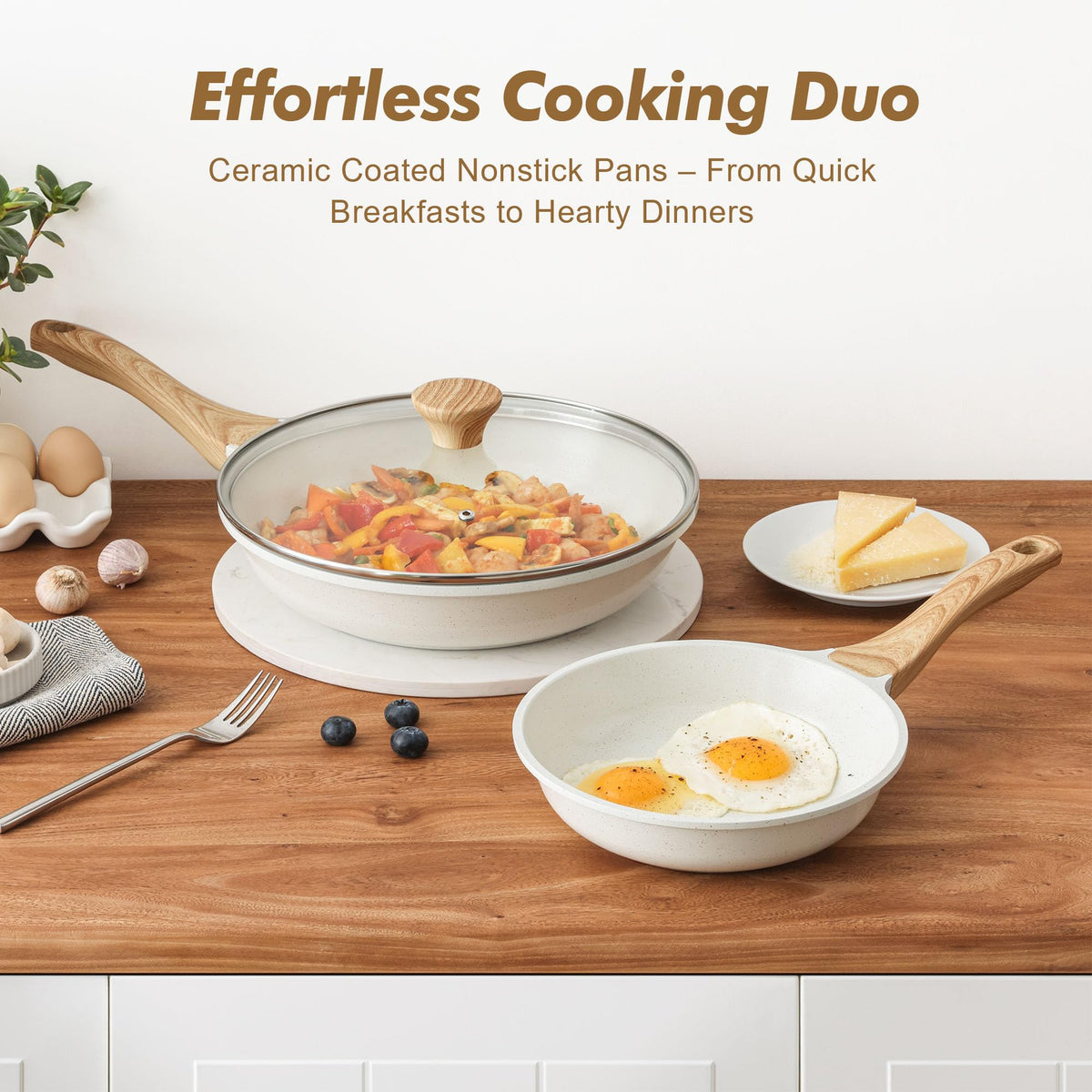 Sensarte stay-cool handle and glass lid aiding safe monitoring