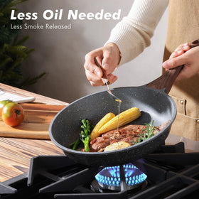 SENSARTE stay-cool handle remains comfortable while cooking