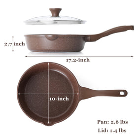 SENSARTE stay-cool wooden handle stays comfortable during cooking