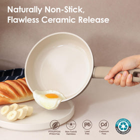 SENSARTE stay-cool-handles image emphasizes safe, comfortable grip during cooking.
