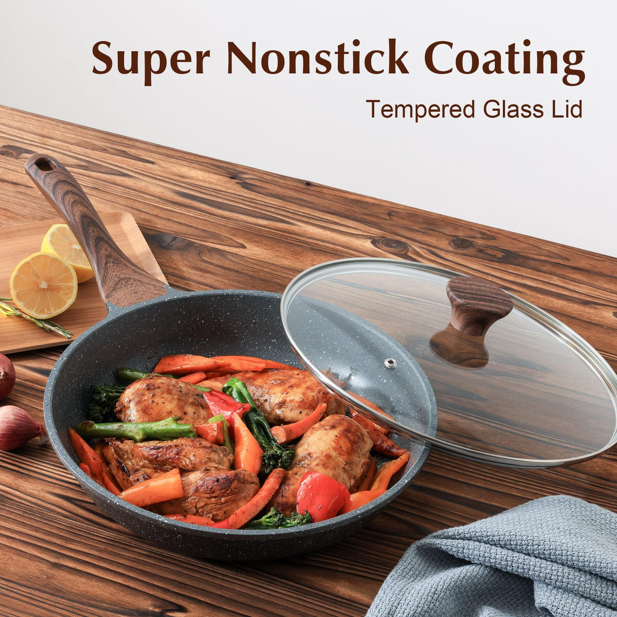 SENSARTE Swiss ILAG coating enables smooth food release and reduced sticking.