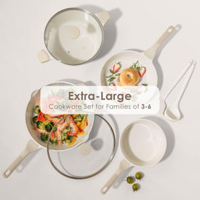 SENSARTE tempered glass lid with stay-cool handle for safe monitoring