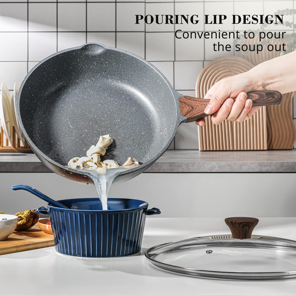 SENSARTE two-pan set enables versatile cooking