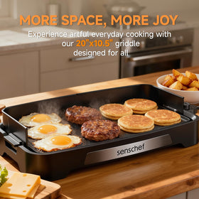 SENSCHEF Cleansnap 1700W fast heating for quick meal prep