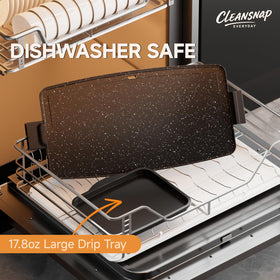 SENSCHEF Cleansnap foldable anti-mess shield reduces splatter on the counter