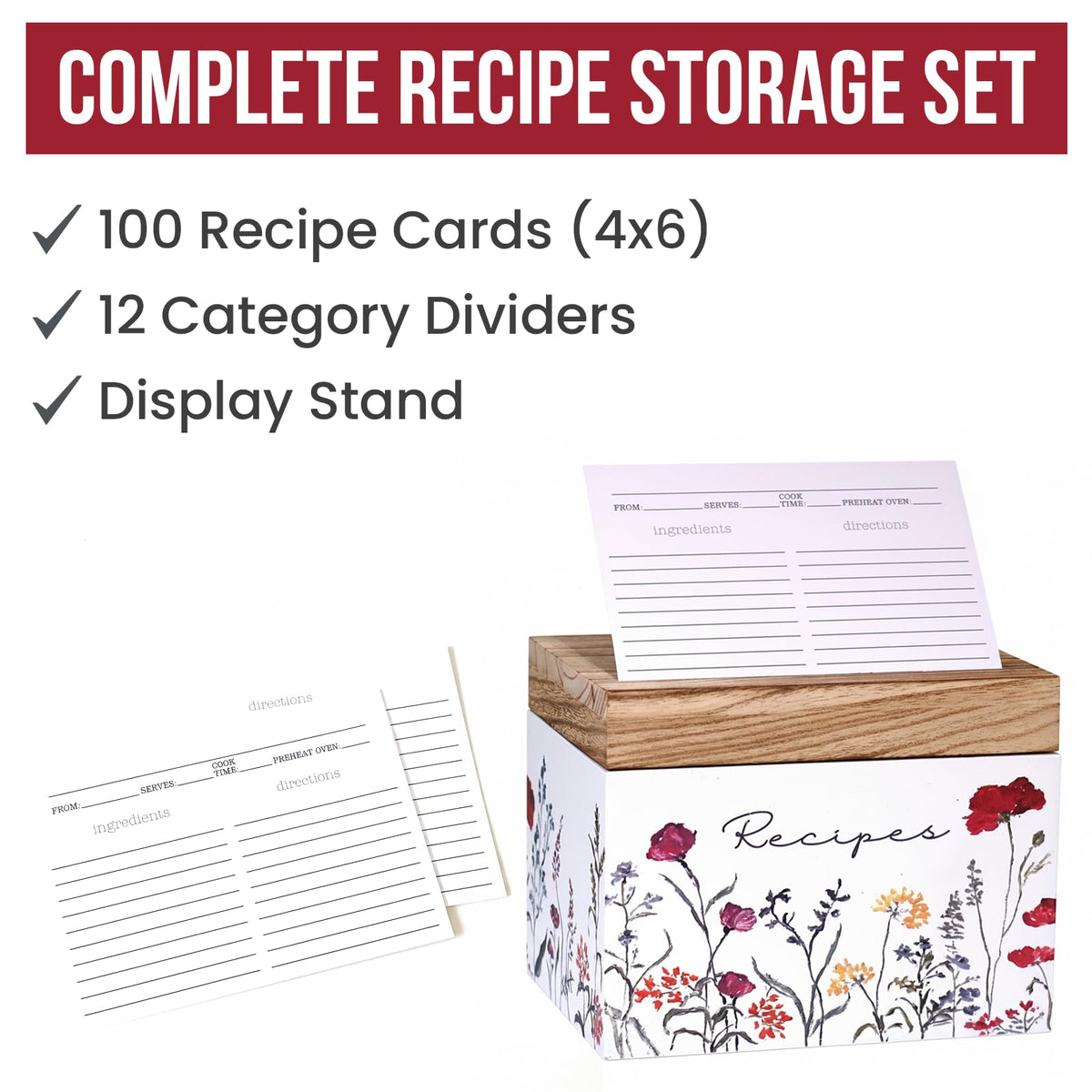 Interior of the SENSORY4U Wildflower box with cards for quick reference