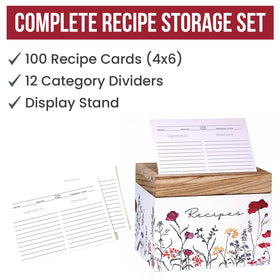 Interior of the SENSORY4U Wildflower box with cards for quick reference