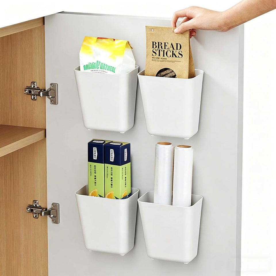 senylanhxy cabinet door organizer 4-pack keeps items organized and accessible