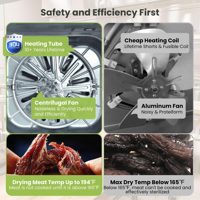 Septree double-row vents speed moisture removal for even results.