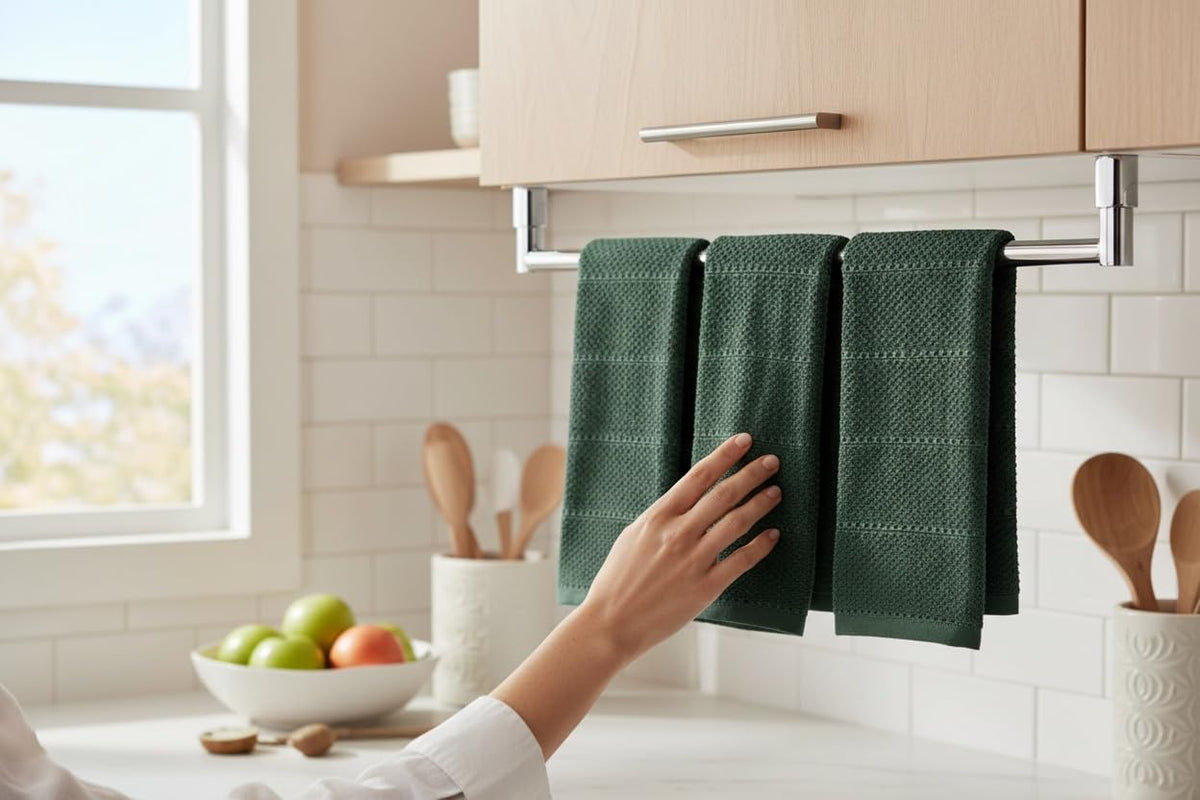 Serafina Home towel in 100% cotton with plush softness for everyday use
