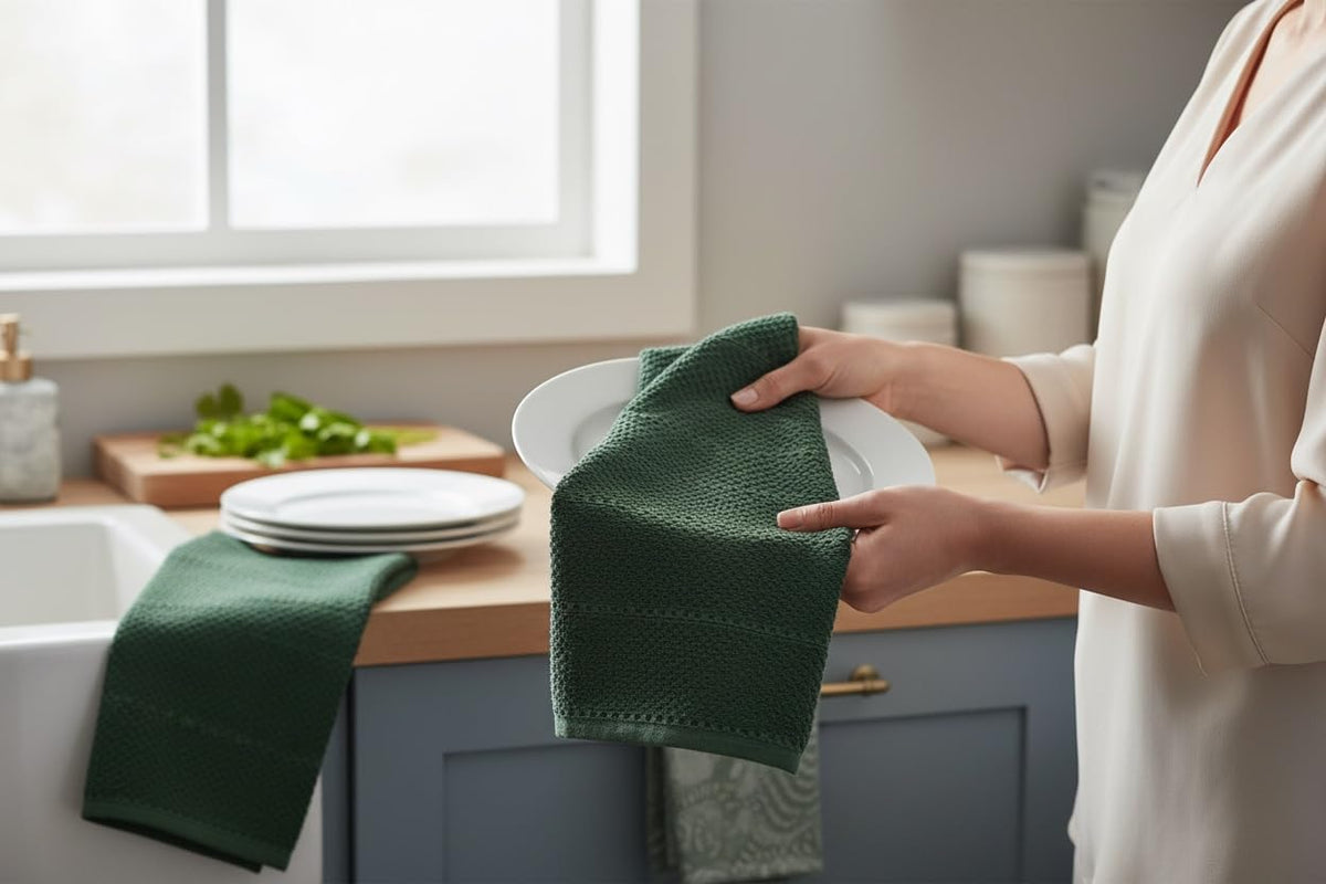 Serafina Home durable textured finish supports daily kitchen tasks