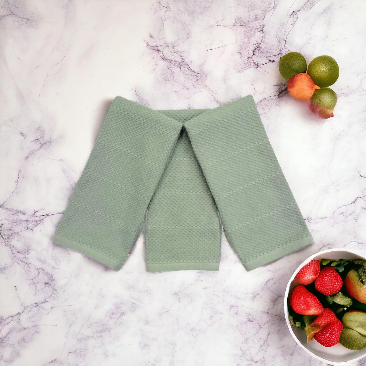 Serafina Home 100% cotton towels highlight durable texture