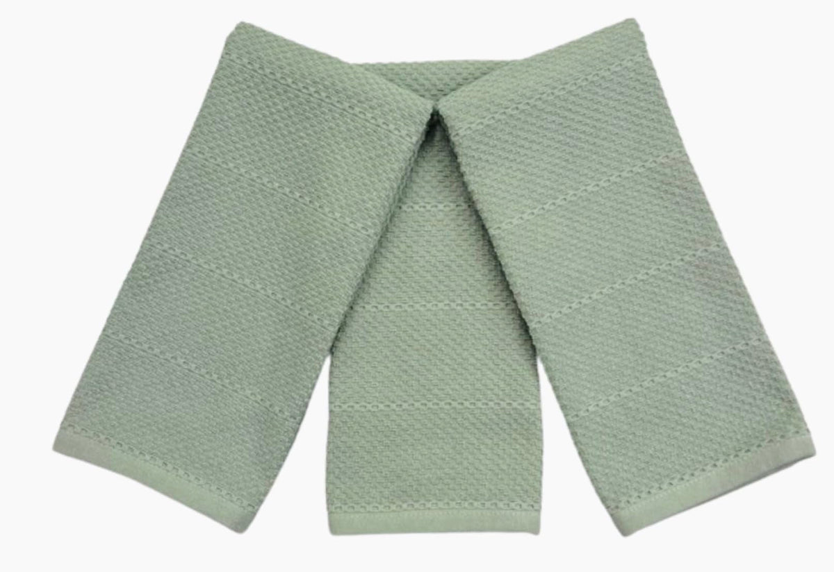 Serafina Home dish towels in a gift-ready three-pack