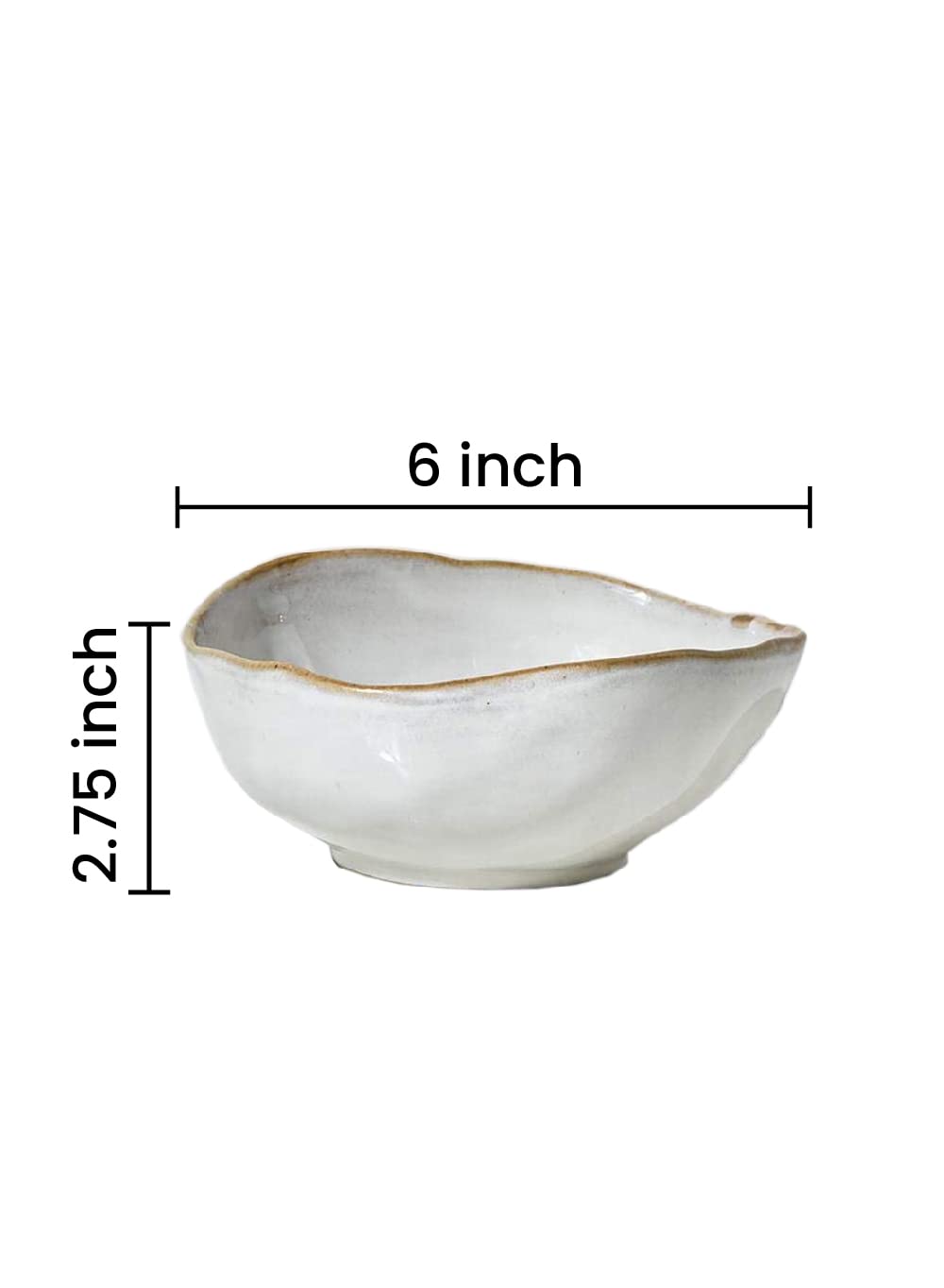 Serene Spaces Living ceramic bowl offers modern vintage look for living spaces