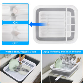 Seropy non-slip rack raises bottom for clean counters