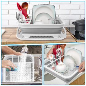 Seropy raised-bottom rack prevents water pooling on counters