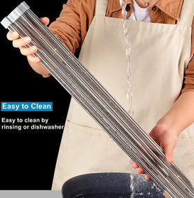 Seropy roll-up rack fits many sink styles for versatile use.