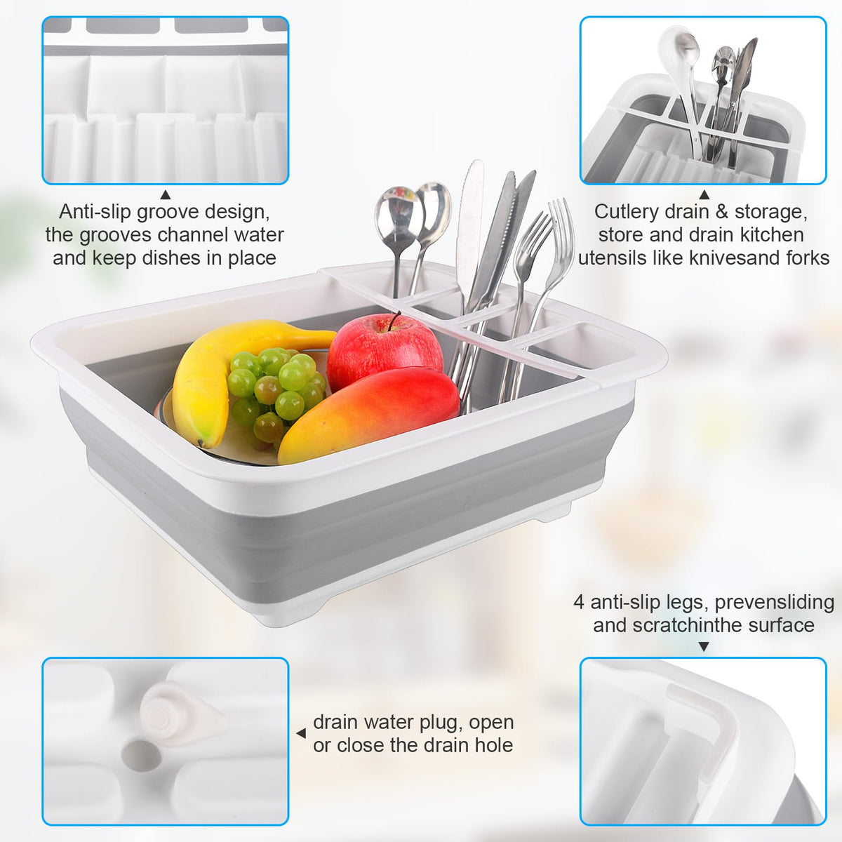 Seropy unique ridged design supports plates for fast drying