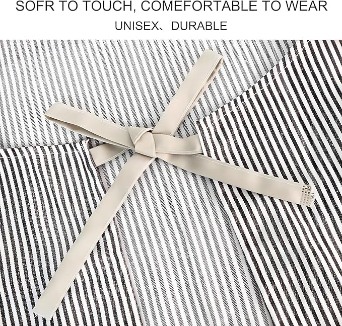 Serrenf multi-use apron suitable for gardening, crafts, and cleaning.