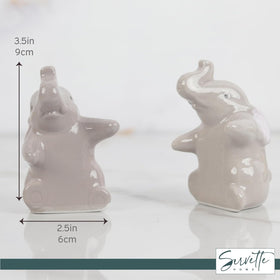 Servette Home Hugging Elephants gift set sparks smiles.