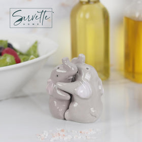 Servette Home Hugging Elephants pepper shaker for easy daily flavoring.