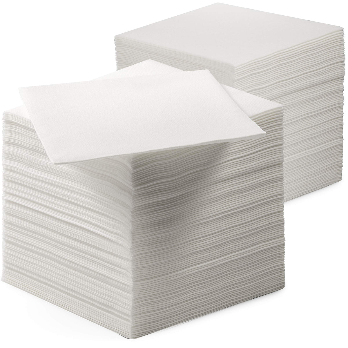 Servietto 200 linen-feel napkins folded for an elegant table setting and easy cleanup.