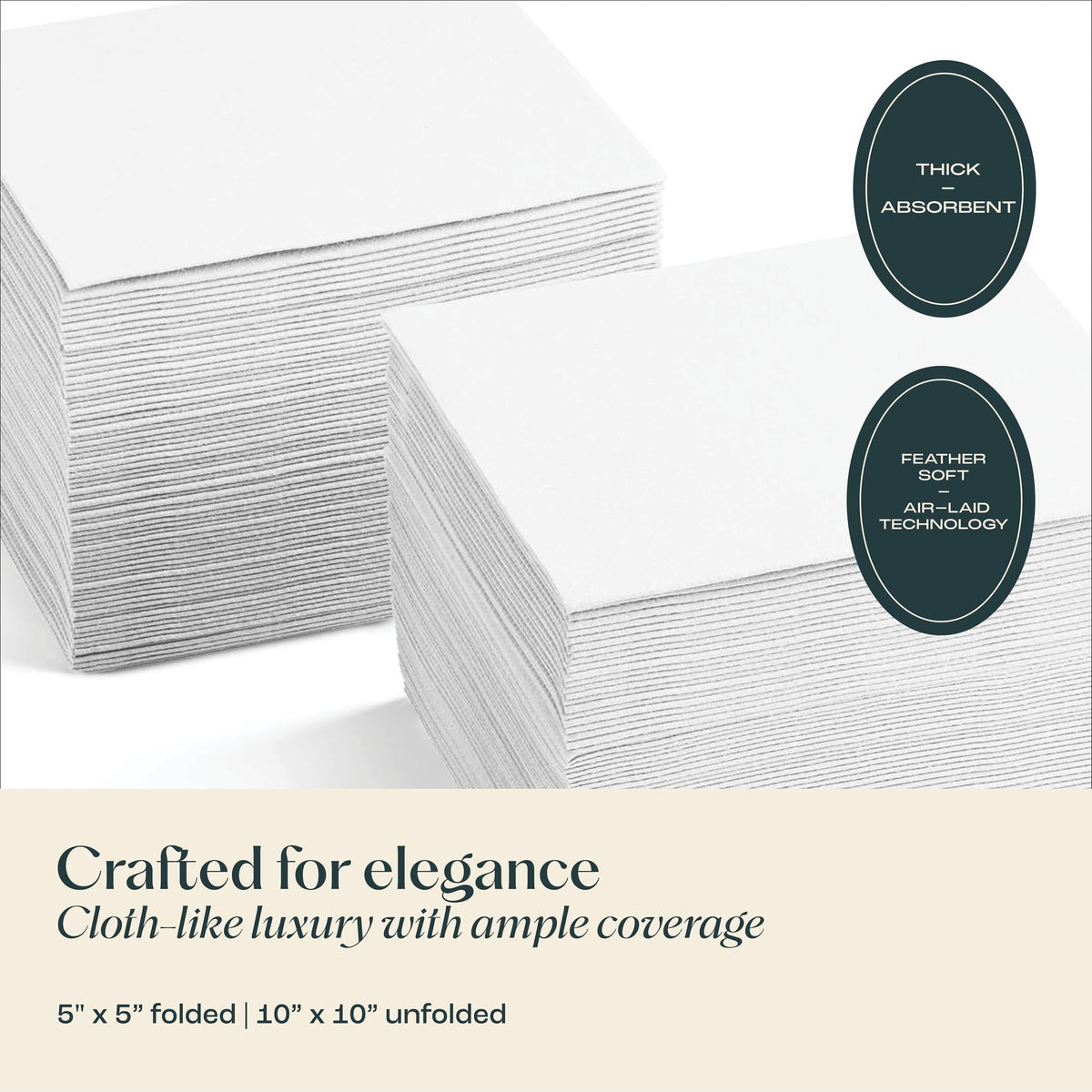 Servietto absorbent cocktail napkins demonstrate reliable spill capture for busy bars.