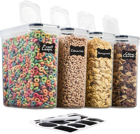 Seseno 4L capacity dry food storage container in BPA-free plastic